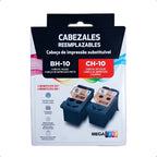 Kit Cabeças de Impressão Original Canon G6010 BH-1 CH-1 Combo Preta e Colorida