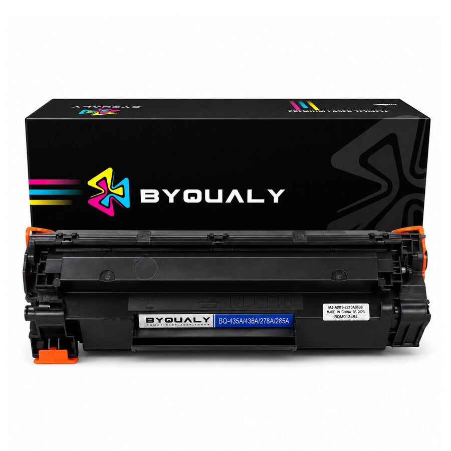 Toner Compatível HP 435A / 436A / 285A / 278A UNIVERSAL - P1006 / M1120 / M1212 / M1132 / P1102 | W | BK - 2K - BYQUALY