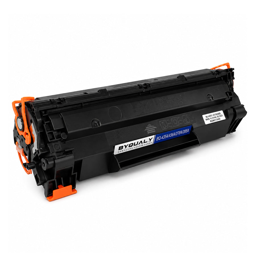 Toner Compatível HP 435A / 436A / 285A / 278A UNIVERSAL - P1006 / M1120 / M1212 / M1132 / P1102 | W | BK - 2K - BYQUALY