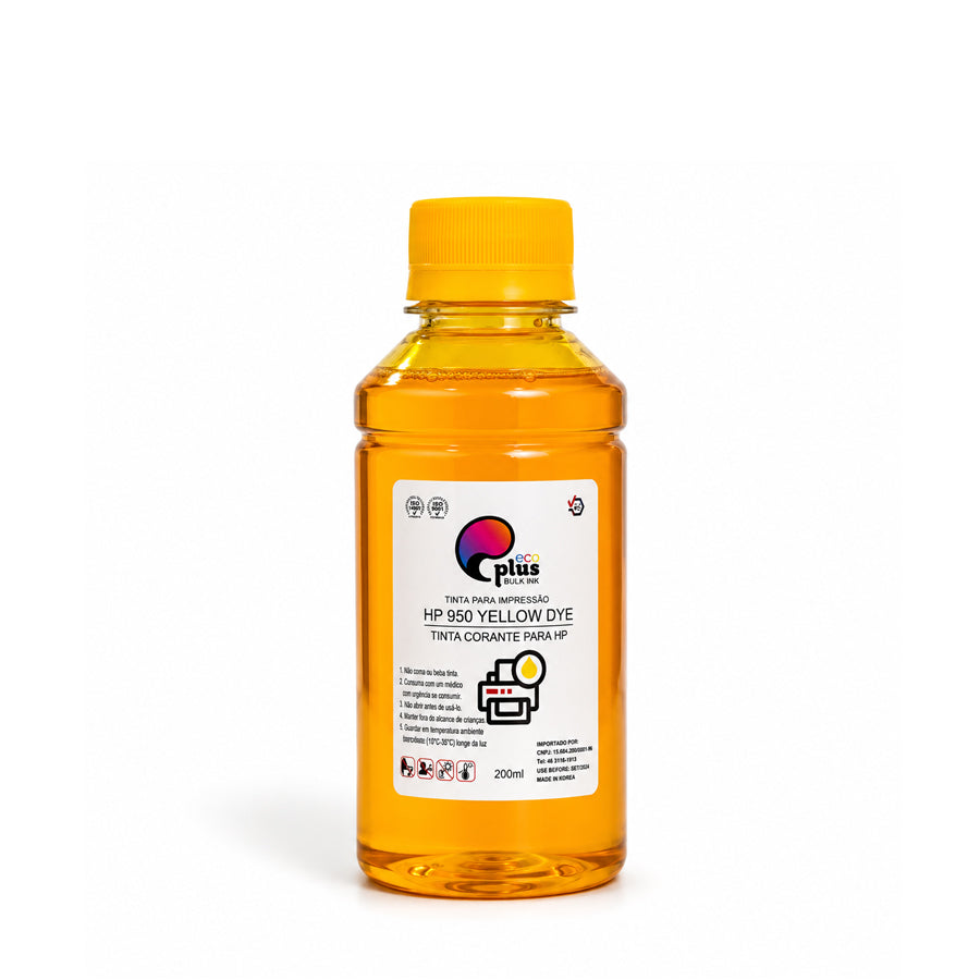 Tinta Pigmentada HP88 e HP950 Corante - EcoPlus