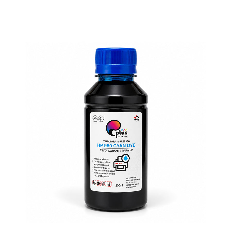 Tinta Pigmentada HP88 e HP950 Corante - EcoPlus