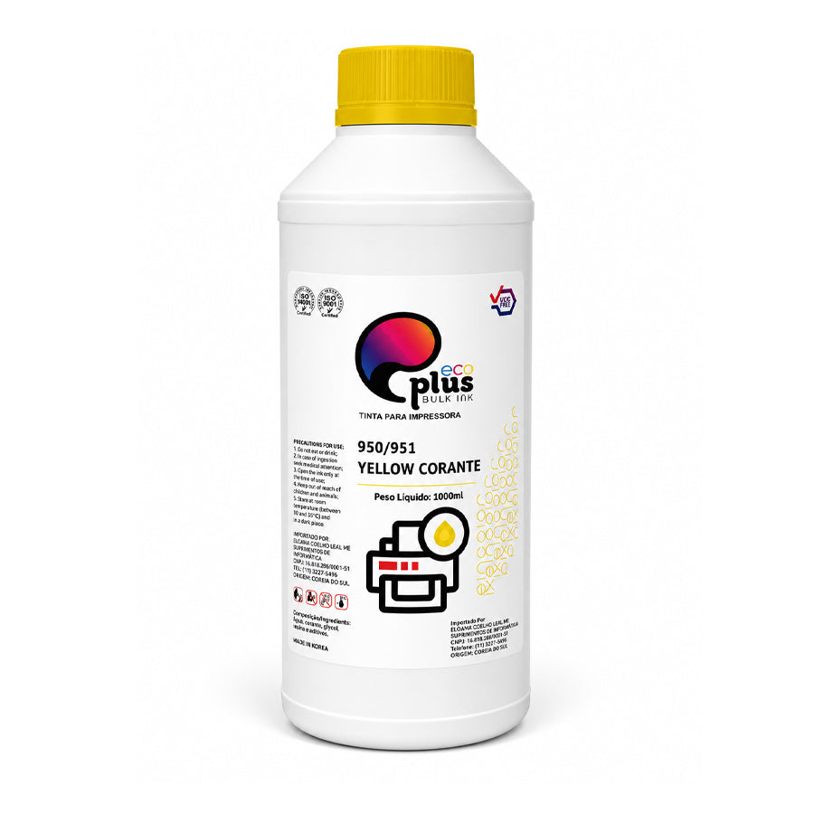 Tinta Pigmentada HP88 e HP950 Corante - EcoPlus