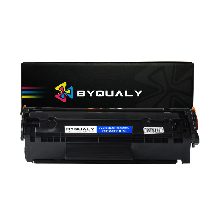 Toner Compatível HP Q2612A | 1010/1012/3050 | BK - 2K - BYQUALY