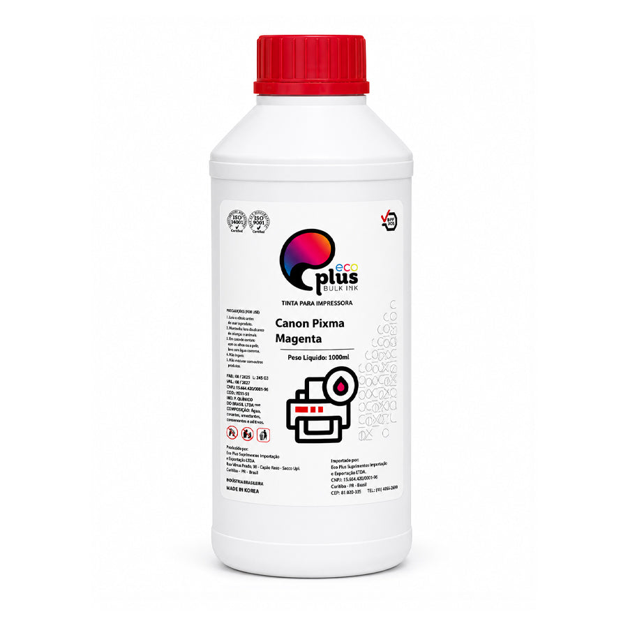 Tinta para Linha Canon PIXMA - EcoPlus