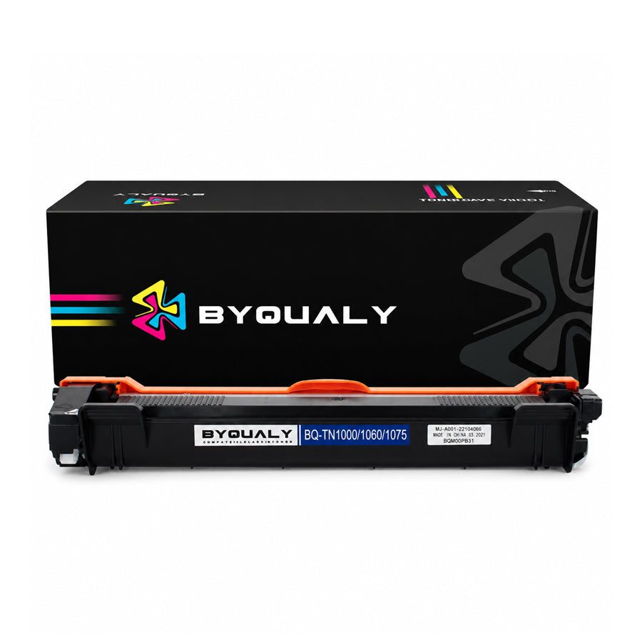 Toner Compatível BROTHER TN1000 / TN1060 / TN1075 UNIVERSAL | HL1112 / HL1212W / DCP1512 | BK - 1K - BYQUALY