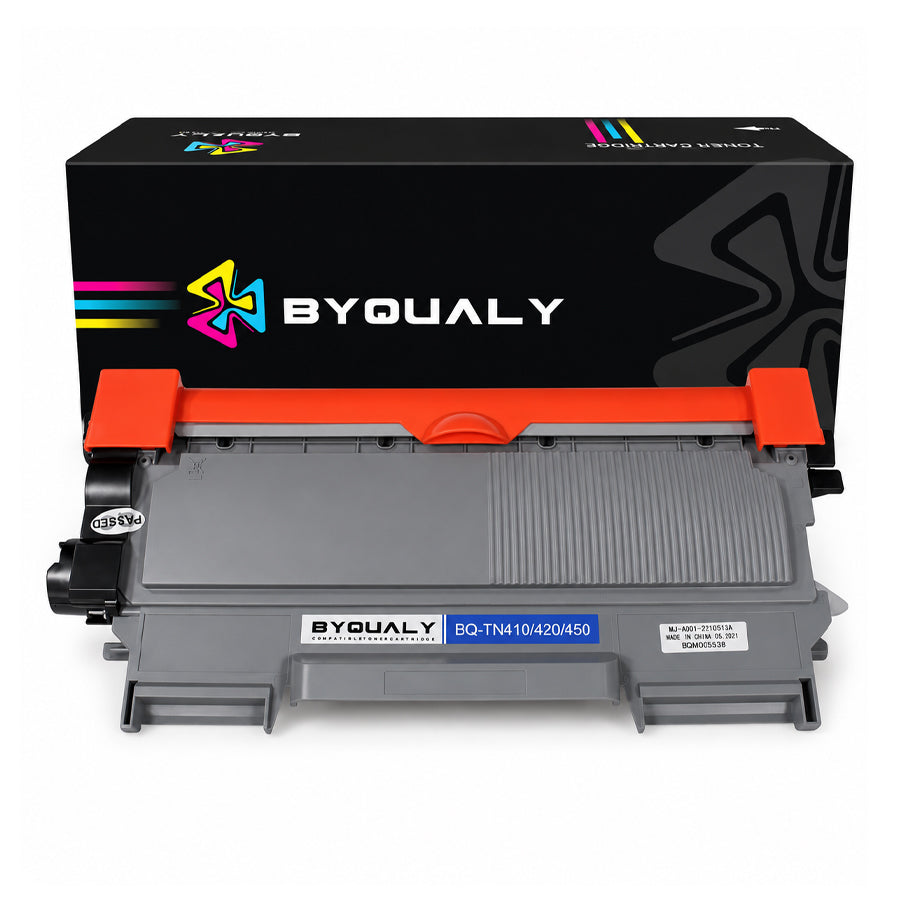 Toner Compatível BROTHER TN410 / TN420 / TN450 UNIVERSAL | HL2250DN / MFC7360N / DCP7060D | BK - 2.6K - BYQUALY