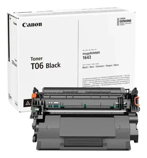 TONER T06 BLACK 20K PAG PARA IR1646IF CANON COM 5% - ORIGINAL